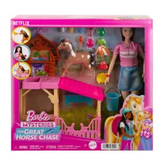 Muñeca Barbie Set Cuidado De Ponys Con Renee