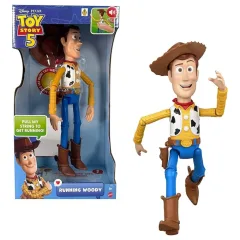 Toy Story 5 Figura Woody 30Cm Corredor Con 50 Frases y Sonidos