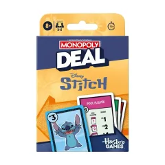 Juego de Cartas Monopoly Deal Stitch Disney Hasbro – Edición Familiar