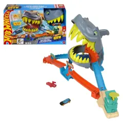 Hot Wheels City Pista Tiburón Chomp Beach