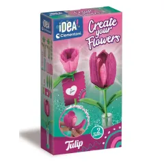 Clementoni crea tu Flor Tulipan contiene 25 piezas