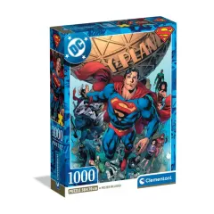 Clementoni Rompecabezas x1000 pzas Super heroe Superman
