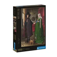 Clementoni Rompecabezas x1000 pzas-Retrato de Arnolfini y Esposa