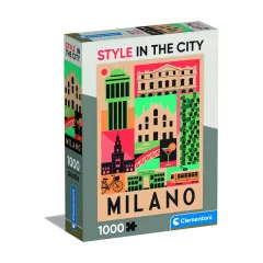 Clementoni Rompecabezas x1000 pzas. Estilo en la ciudad de milan