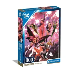 Clementoni Rompecabezas x1000 pzas. Dc Comics Liga de La Justicia