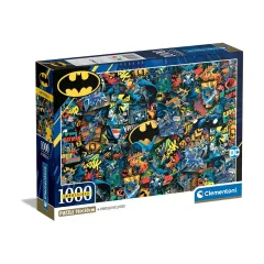 Clementoni Rompecabezas x1000 pzas. Dc Comics Batman Puzzle