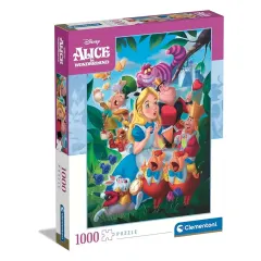 Clementoni Rompecabezas x1000 pzas Disney Alicia en el pais de las maravillas