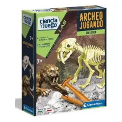 Clementoni Arqueojugando Smilodon Fosforescente Excavación
