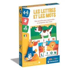 Clementoni Educativo Letras y Palabras Les Lettres Et Les Mots
