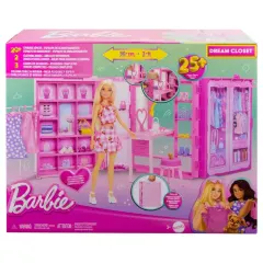 Barbie Closet de los Sueños con Accesorios y Muñeca