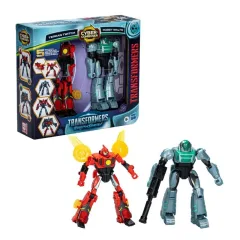 Transformers EarthsPark Cyber Combiner Twitch y Robby Malto