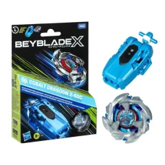BeyBlade Bey GEN 4 DLX Launcher And Top Cobalt Dragoon