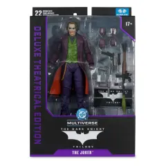 Figura De Acción The Joker The Dark Knight 18Cm Con Accesorios DC Multiverse