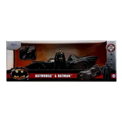 Batman Batimovil Diecast 1989 Escala 1:24 con Figura