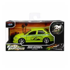 RAPIDOS Y FURIOSOS DIECAST MITSUBISHI LANCER EVO VII 2002 ESCALA 1:32