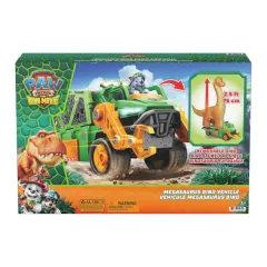 Paw Patrol The Dino Movie vehículo de Dinosaurio Megasaurus con Dinosaurio Inflable