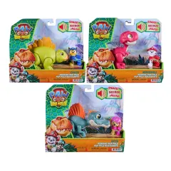 Paw Patrol - Dino la película - Figuras de cachorros rugientes con dinosaurio Surtido