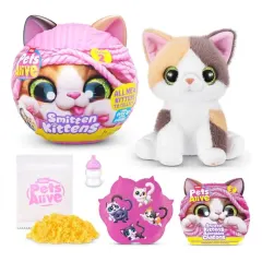 Pets Alive Smitten Kittens Serie 2 ZURU - Juguete de Peluche Interactivo Surtido