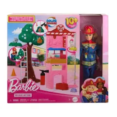 Muñeca Barbie Profesiones Bombera Al Rescate