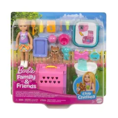 Barbie Set Muñeca Chelsea Fiesta de Perritos