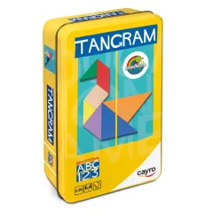 Juego de Mesa Tangram de Madera en Caja de Metal - Cayro
