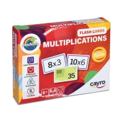 Juedo Educativo Multiplicaciones Cayro 110 Cartas, Tablas del 1 al 10 - Cayro