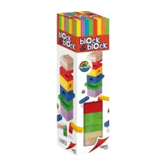 Juego De Mesa Bloques Jenga Block & Block De Colores - Cayro