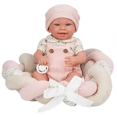 Muñeca Elegance 42Cm Zoe con Cojin - Rosa