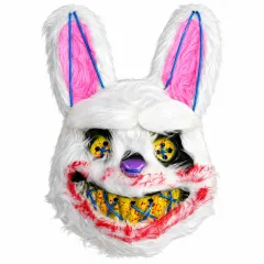 Mascara Conejo Sangriento Halloween 1 La Purga Con Luces Led Surtido
