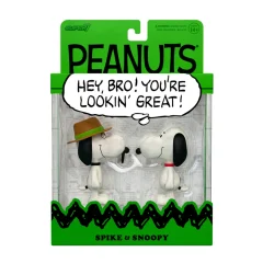Figura De Colección ReAction Peanuts Pack x2 - Spike & Snoopy Super7
