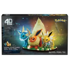 Rompecabezas 4D Build Pokémon Trío Eevee 612 Piezas
