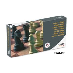 Juego de Ajedrez y Damas Magnético grande 32cm - Cayro