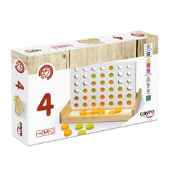 Juego de Mesa Cuatro En Linea De Madera -Cayro