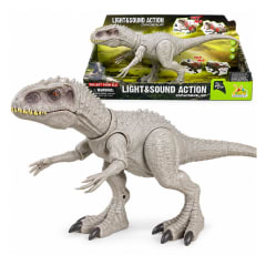 Dinosaurio De Juguete Indominus Rex con luz y sonido.