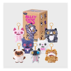Llavero de peluche sorpresa de Fuggler Alley Cats de 12cm Surtido
