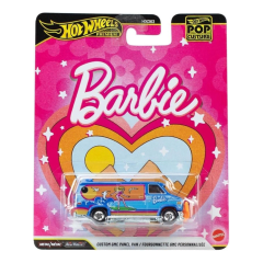 Hot Wheels Premium Pop Culture Barbie Custom GMC Panel Van Azul