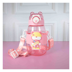 Tomatodo de plastico con capacidad de 600 ML Rosado