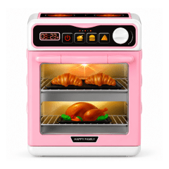 Horno De Juguete Mini realista con luz y sonido con alimentos para el horno