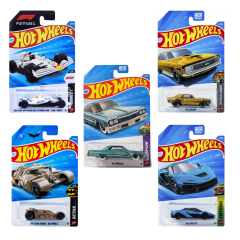 Hot Wheels Ultimate Legends Pack x5  - F1 - Camaro - Impala - Batmobile - McLaren