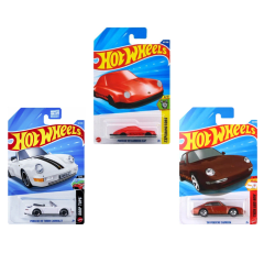 Hot Wheels Legend Pack 1 X3 - Porsche 911 Turbo - 96 Porsche - Carrera 911 Clip