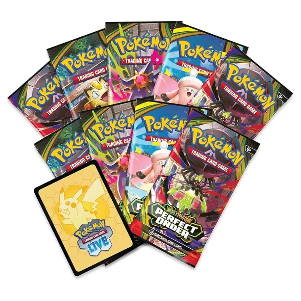Pokémon TCG Mega Evolution Perfect Order ETB En Ingles1