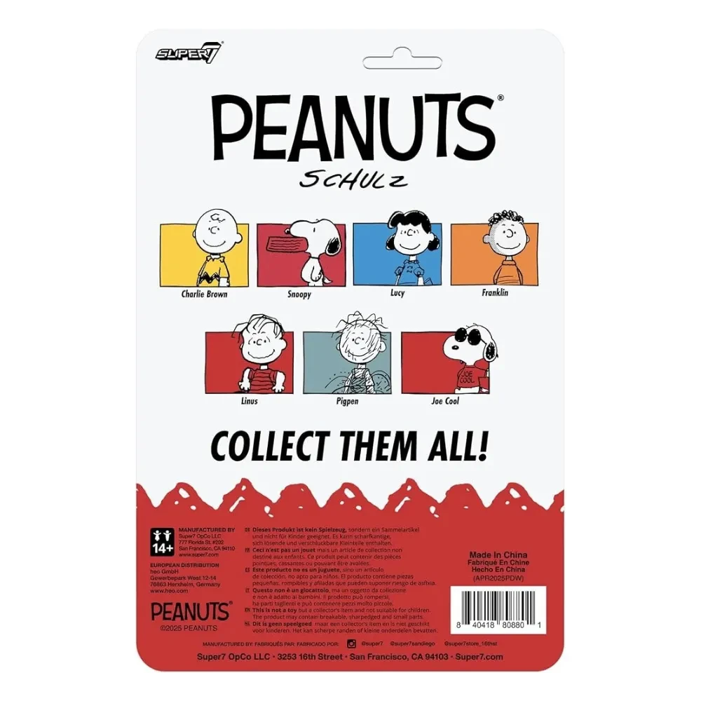 Figura de Acción Peanuts ReAction - Joe Cool Super72