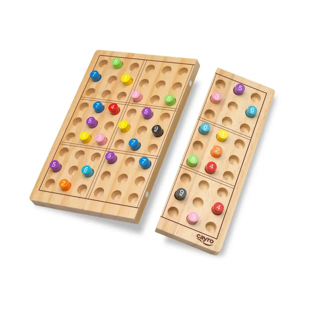Juego de Mesa Sudoku De Madera En Caja De Metal -Cayro3