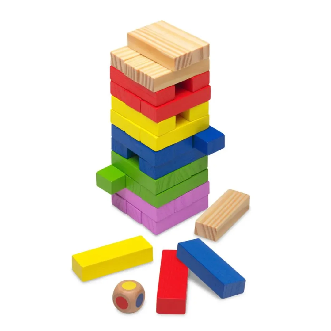 Juego Block & Block de Madera en Caja de Metal - Cayro1