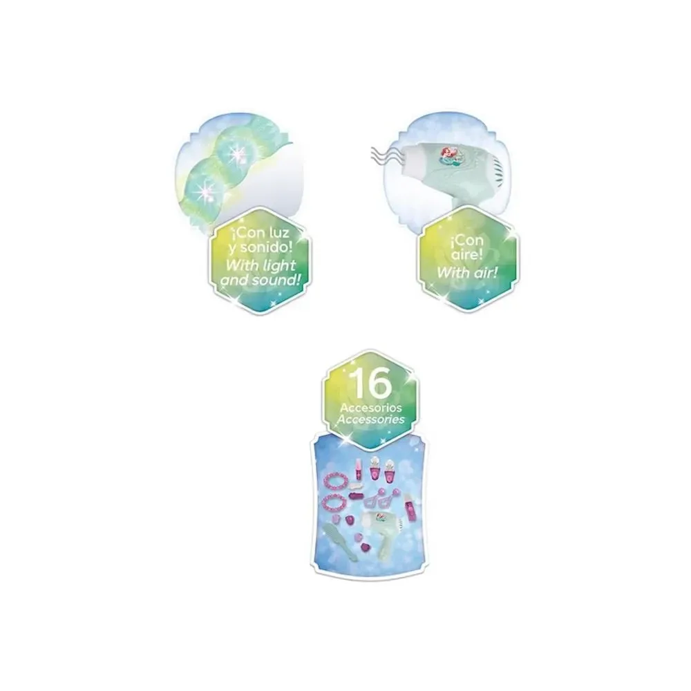 Disney Princesas Set de Tocador Sirenita con Luz y Sonido3