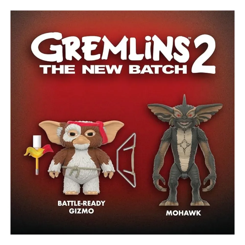 Figura De Acción Gremlins 2 ReAction - Gizmo Con Accesorios Super72