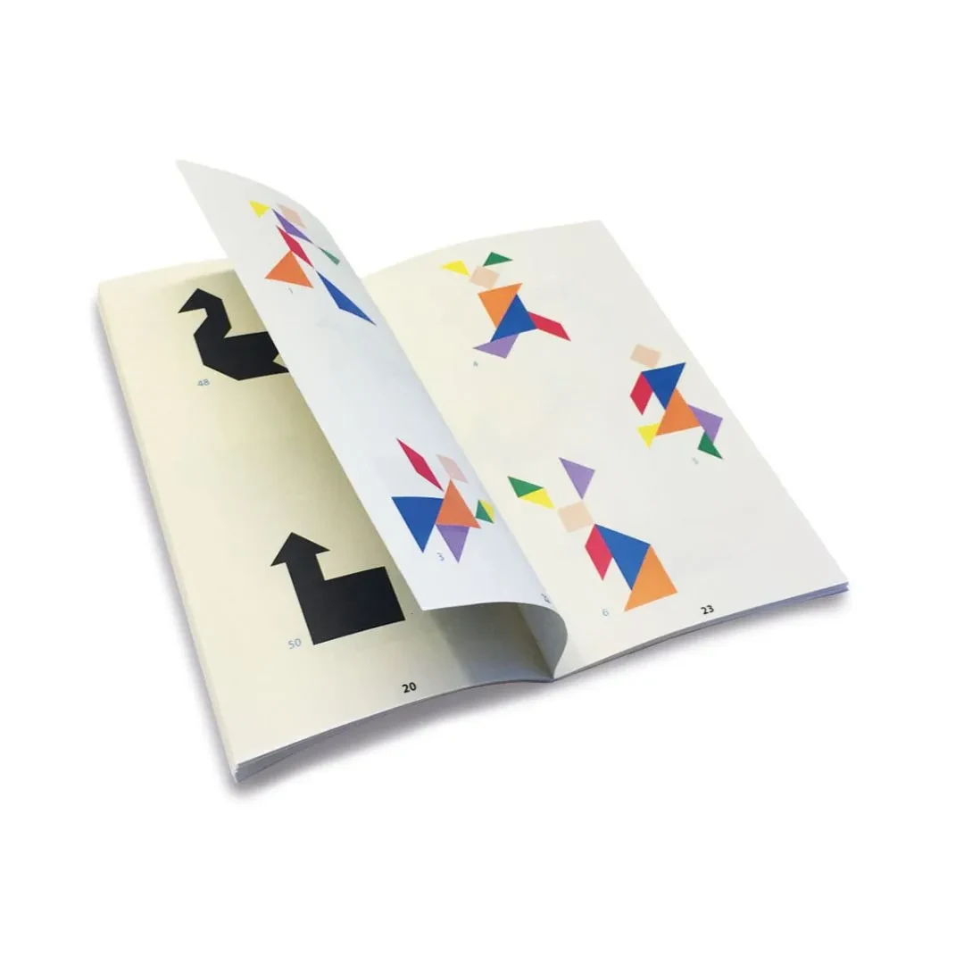 Juego de Mesa Tangram de Madera en Caja de Metal - Cayro1