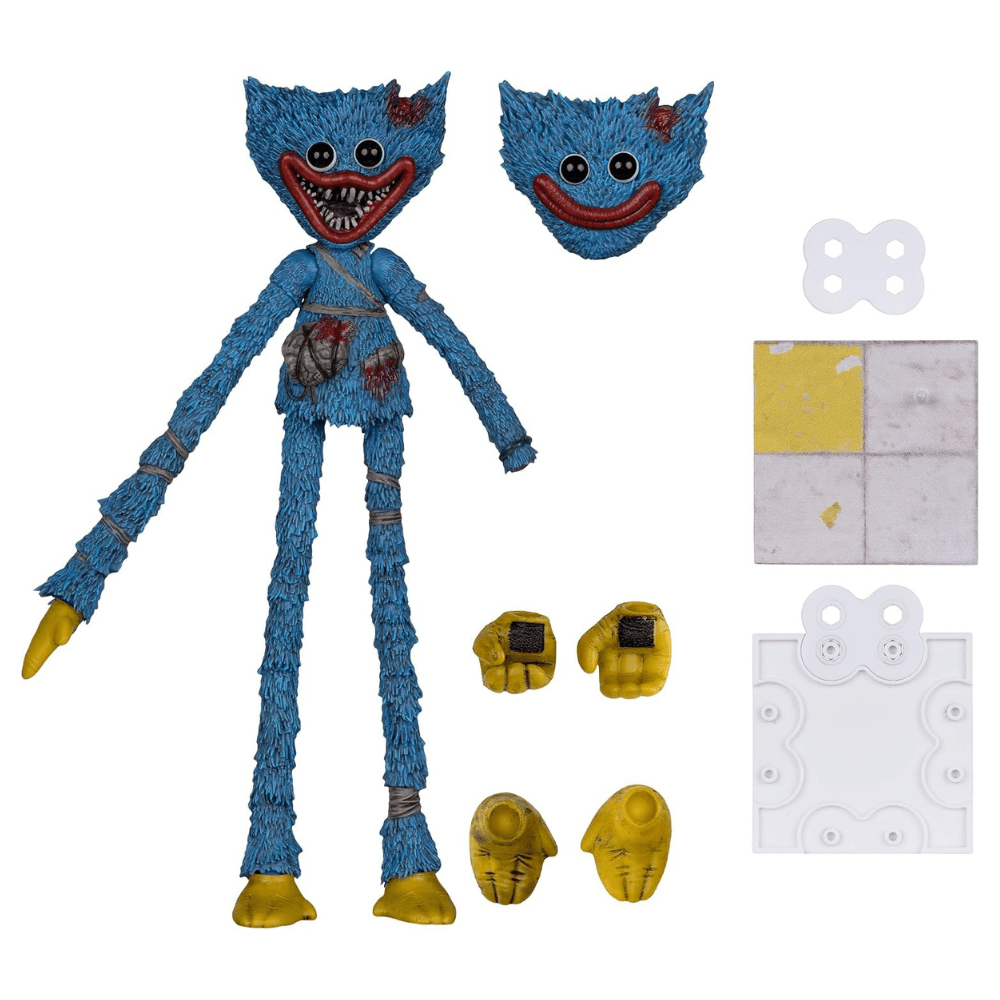 Poppy Playtime Figura De Acción Huggy Wuggy Ruined De 18Cm Con Accesorios2