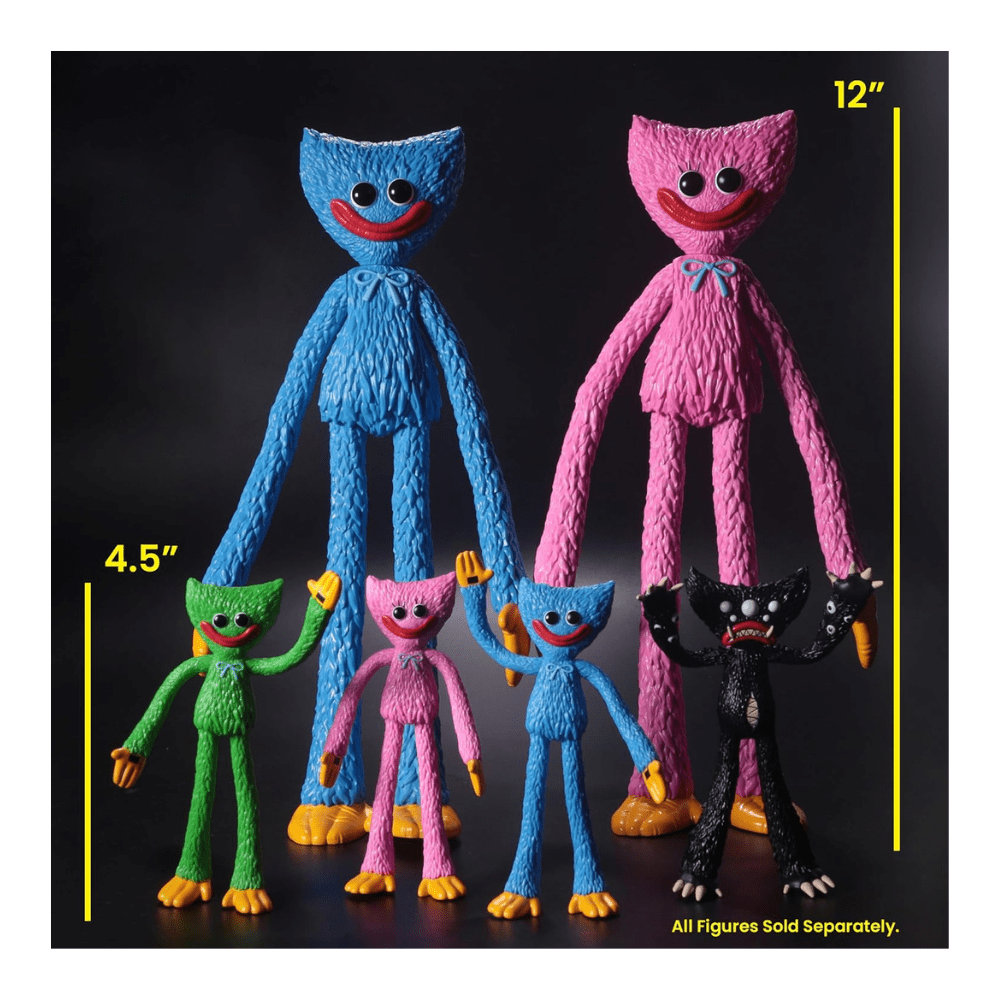 Poppy Playtime - Figura Flexible Huggy Wuggy 11Cm5