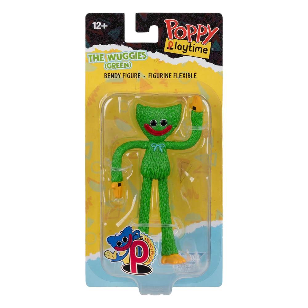 Poppy Playtime - Figura Flexible The Wuggies Green 11Cm1